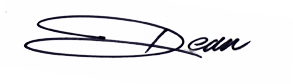 dean signature