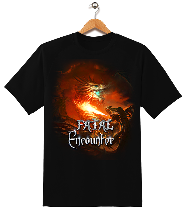 fatal encounter dragon t-shirt design