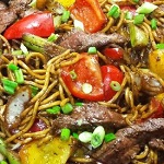 pepper steak noodles